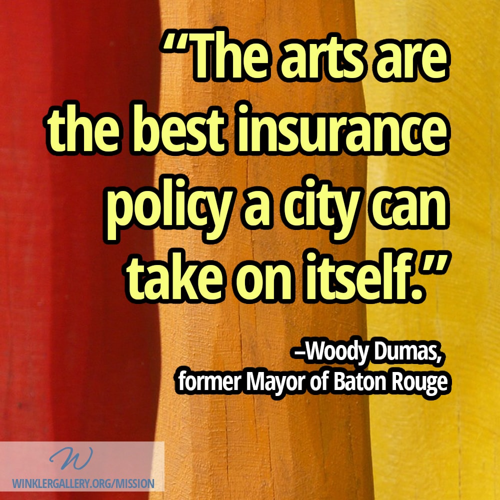 Woody Dumas Quote About Art In Baton Rouge