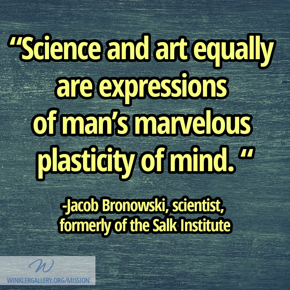 Science and Art Jacob Bronowski Quote