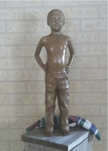 Cora Smith Bronze Sculpture of a Child